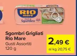 Carrefour Sgombri Grigliati Rio Mare offerta