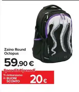 Carrefour Zaino Round Octopus offerta