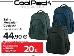 Carrefour Zaino Mercador Coolpack offerta