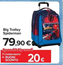 Carrefour Big Trolley Spiderman offerta