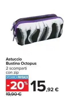 Carrefour Astuccio Bustina Octopus offerta