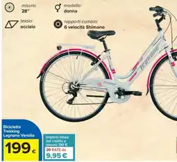 Carrefour Bicicletta Trekking Legnano Versilia offerta