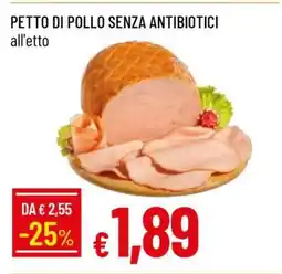 Famila PETTO DI POLLO SENZA ANTIBIOTICI offerta