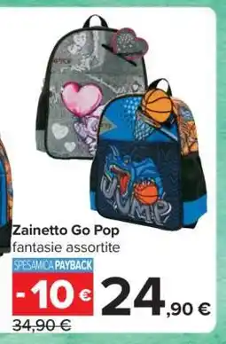 Carrefour Zainetto Go Pop offerta