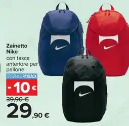 Carrefour Zainetto Nike offerta