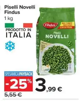 Carrefour Piselli Novelli Findus offerta