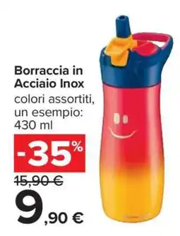 Carrefour Borraccia in Acciaio Inox offerta