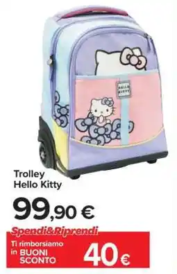 Carrefour Trolley Hello Kitty offerta