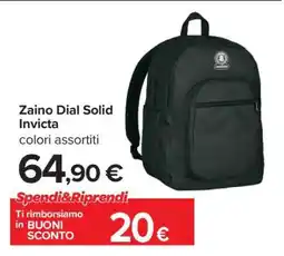 Carrefour Zaino Dial Solid Invicta offerta