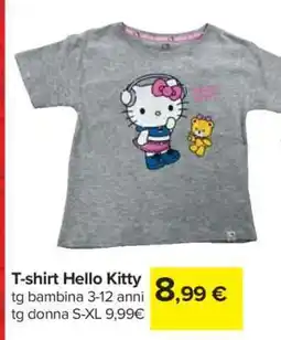 Carrefour T-shirt Hello Kitty offerta