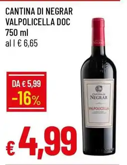 Famila CANTINA DI NEGRAR VALPOLICELLA DOC offerta