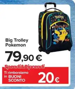 Carrefour Big Trolley Pokemon offerta