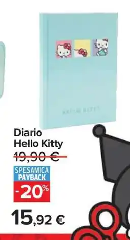 Carrefour Diario Hello Kitty offerta