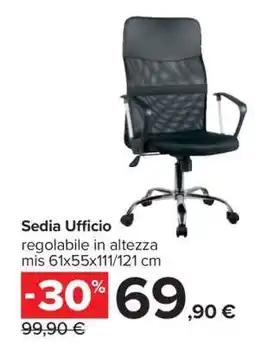 Carrefour Sedia Ufficio offerta