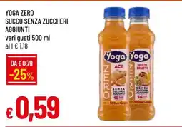 Famila YOGA ZERO SUCCO SENZA ZUCCHERI AGGIUNTI offerta