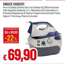 Famila SINGER SHG6201 offerta