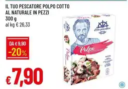 Famila IL TUO PESCATORE POLPO COTTO AL NATURALE IN PEZZI offerta