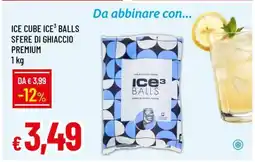Famila ICE CUBE ICE³ BALLS SFERE DI GHIACCIO PREMIUM offerta