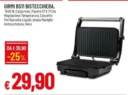 Famila Girmi BS11 Bistecchiera offerta