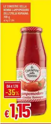 Famila LE CONSERVE DELLA NONNA LAMPOMODORO DELL'EMILIA ROMAGNA offerta