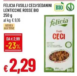 Famila FELICIA FUSILLI CECI/SEDANINI LENTICCHIE ROSSE BIO offerta