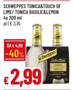 Famila SCHWEPPES TONICA&TOUCH OF LIME/ TONICA BASILIC&LEMON offerta
