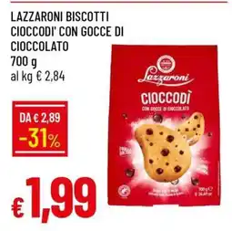 Famila LAZZARONI BISCOTTI CIOCCODI' CON GOCCE DI CIOCCOLATO offerta
