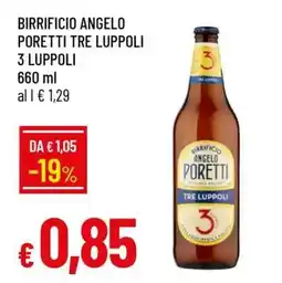 Famila BIRRIFICIO ANGELO PORETTI TRE LUPPOLI offerta