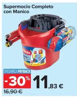 Carrefour Supermocio Completo con Manico offerta