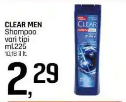 Famila CLEAR MEN offerta