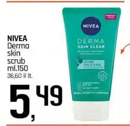 Famila NIVEA Derma skin scrub ml.150 offerta