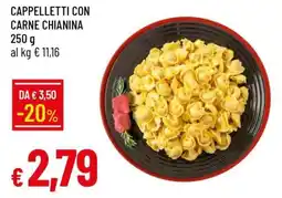 Famila CAPPELLETTI CON CARNE CHIANINA offerta