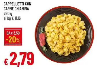 Famila CAPPELLETTI CON CARNE CHIANINA offerta
