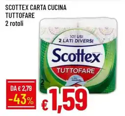 Famila SCOTTEX CARTA CUCINA TUTTOFARE offerta