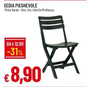 Famila Sedia pieghevole offerta