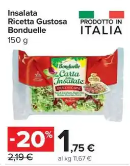 Carrefour Insalata Ricetta Gustosa Bonduelle offerta