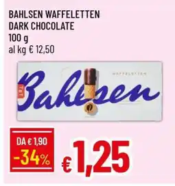 Famila BAHLSEN WAFERLETTEN DARK CHOCOLATE offerta