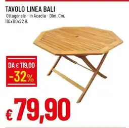 Famila Tavolo Linea Bali offerta