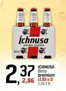 Famila ICHNUSA Birra premium offerta