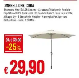 Famila OMBRELLONE CUBA offerta