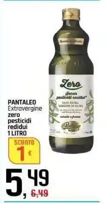 Famila PANTALEO Extravergine zero pesticidi redditi 1 LITRO offerta