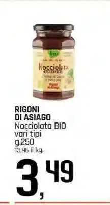 Famila RIGONI DI ASIAGO Nocciolata Bio offerta