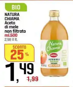 Famila NATURA CHIAMA Aceto di mele non filtrato offerta