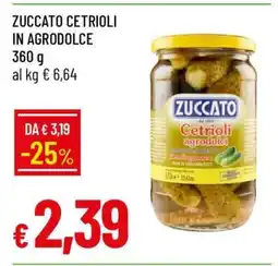 Famila ZUCCATO CETRIOLI IN AGRODOLCE offerta