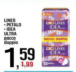 Famila LINES PETALO IDEA ULTRA pacco doppio offerta