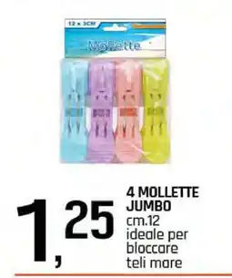 Famila 4 mollette jumbo offerta