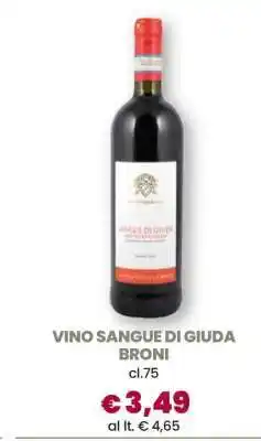 Famila VINO SANGUE DI GIUDA BRONI offerta