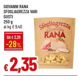 Famila GIOVANNI RANA SFOGLIAGREZZA VARI GUSTI offerta