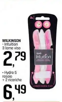 Famila WILKINSON Intuition 3 lame viso offerta