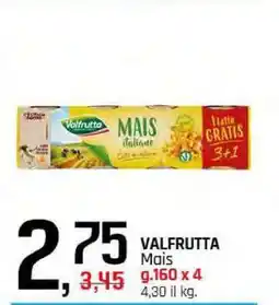 Famila VALFRUTTA Mais offerta